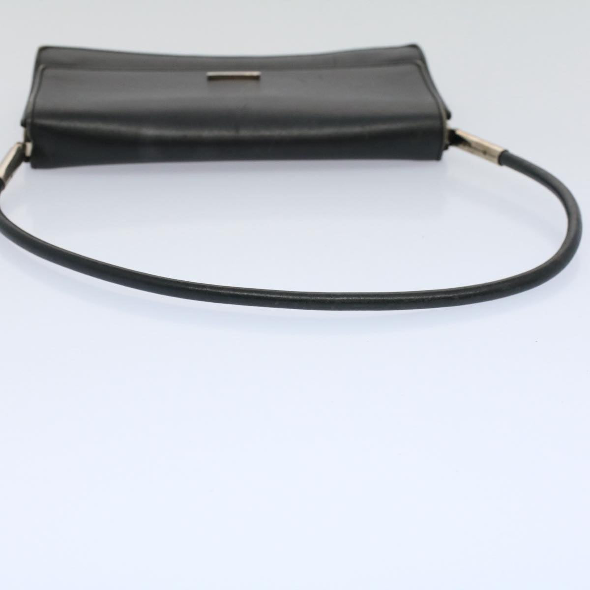 GUCCI Shoulder Bag Leather Black 001 3815 yk9381