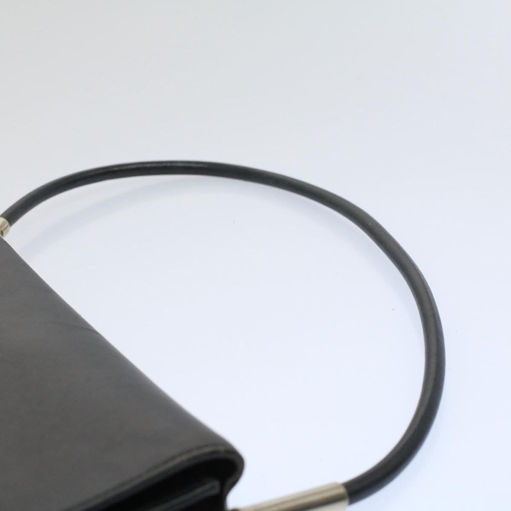 GUCCI Shoulder Bag Leather Black 001 3815 yk9381