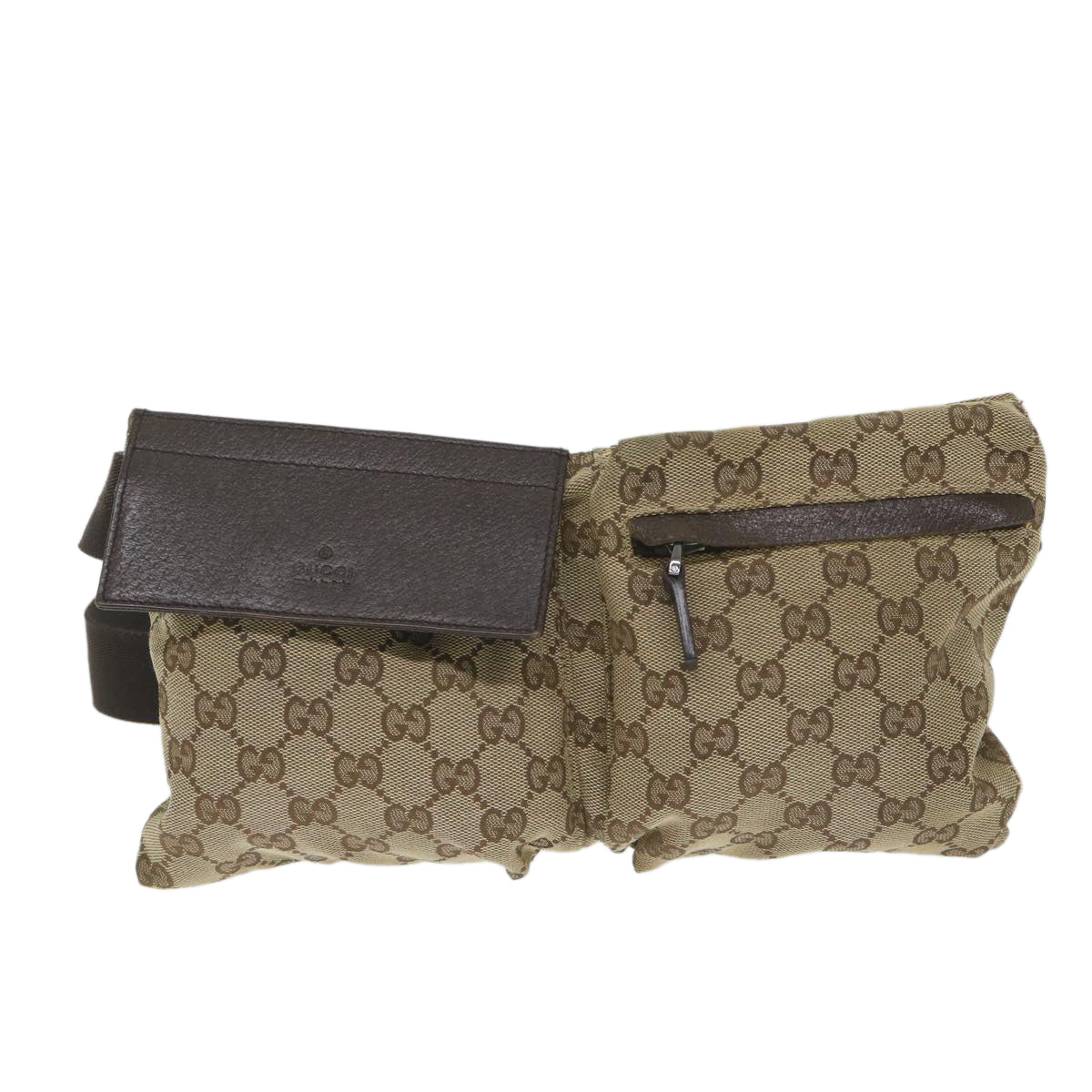 GUCCI GG Canvas Waist bag Beige 28566 yk9384