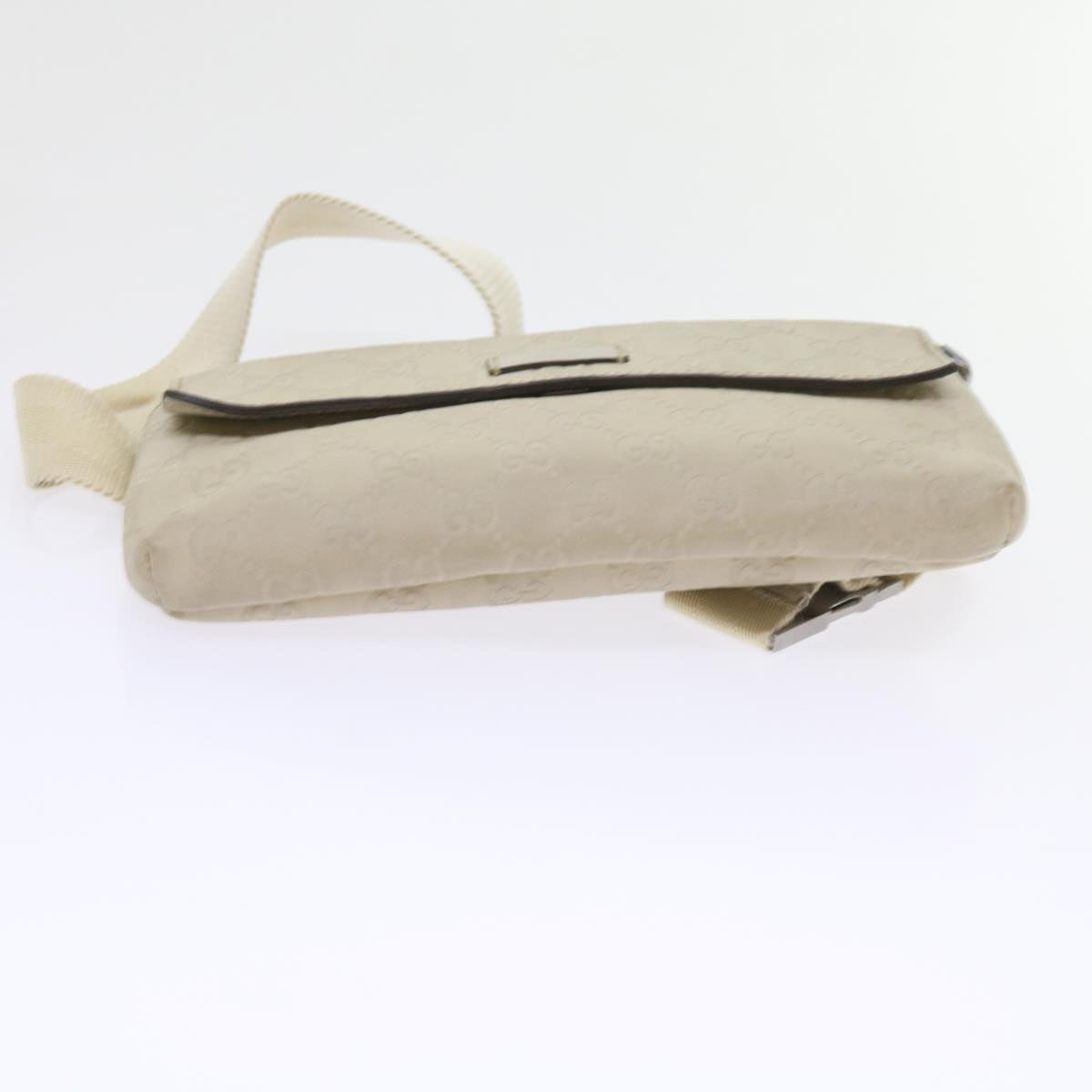 GUCCI GG Canvas Guccissima Waist bag White 162916 yk9416