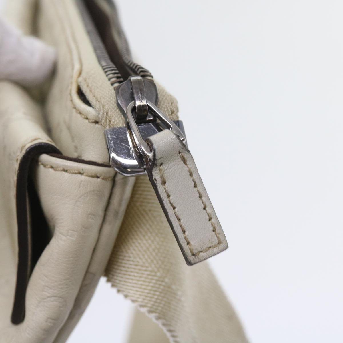 GUCCI GG Canvas Guccissima Waist bag White 162916 yk9416