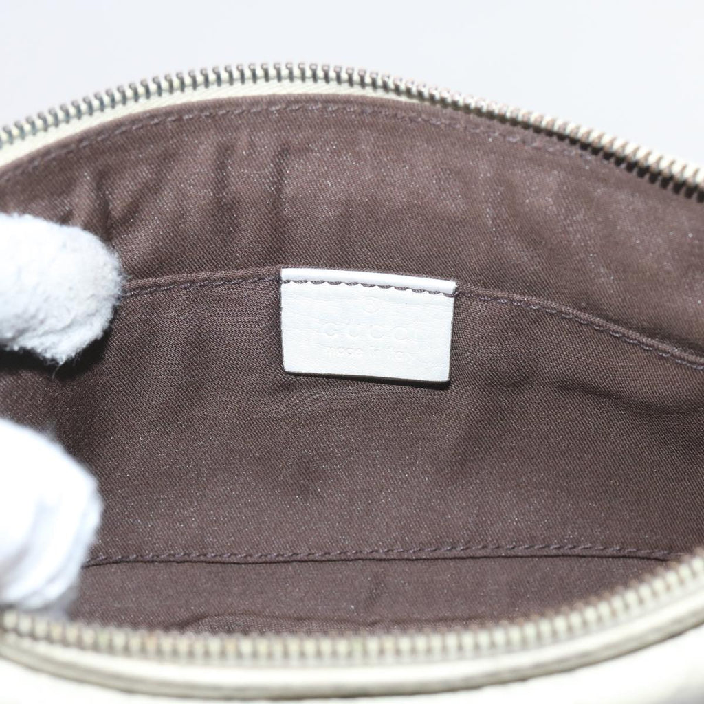 GUCCI GG Canvas Guccissima Waist bag White 162916 yk9416