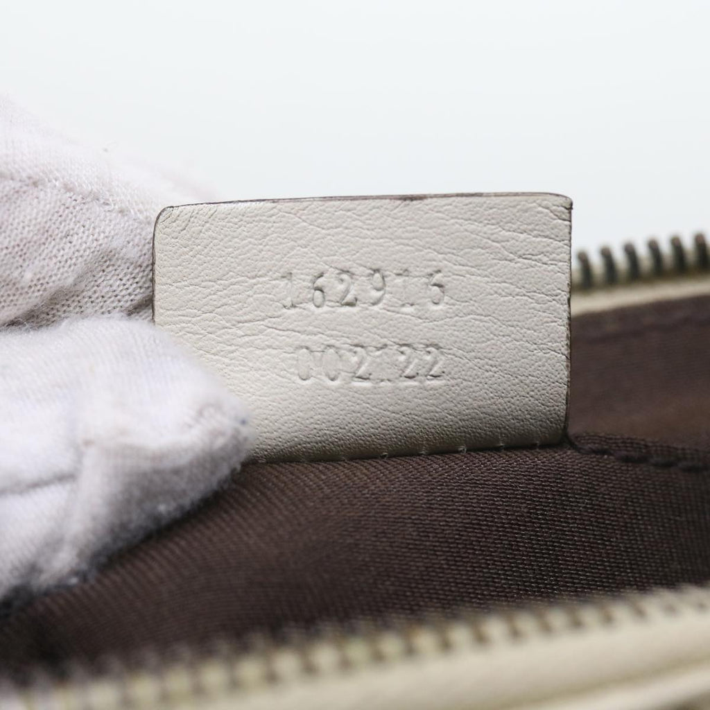 GUCCI GG Canvas Guccissima Waist bag White 162916 yk9416
