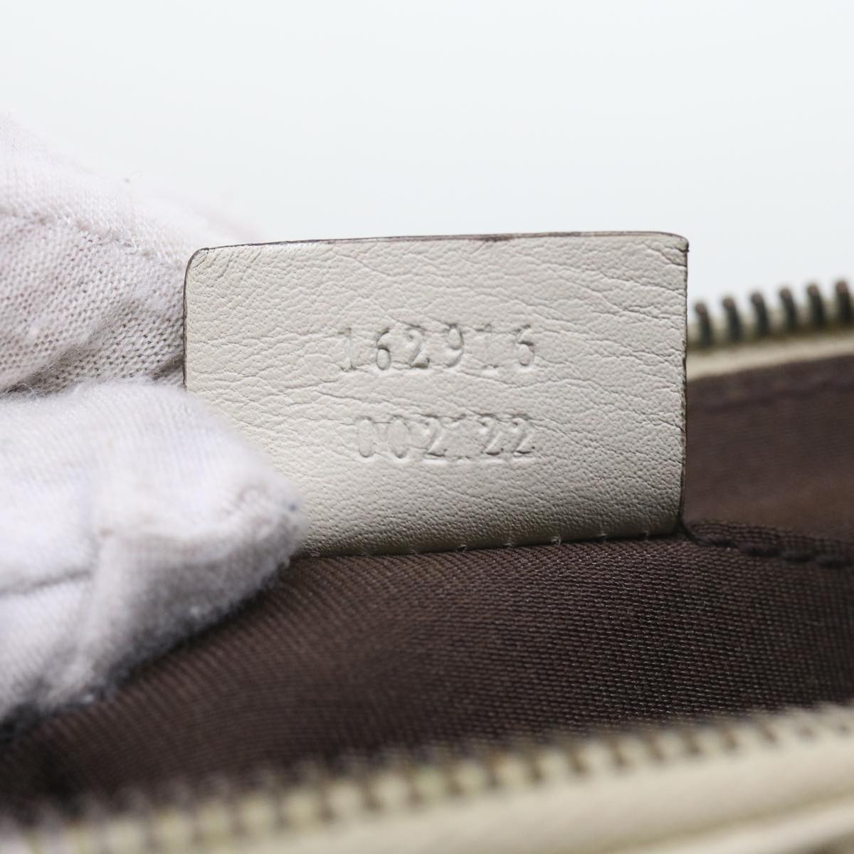 GUCCI GG Canvas Guccissima Waist bag White 162916 yk9416