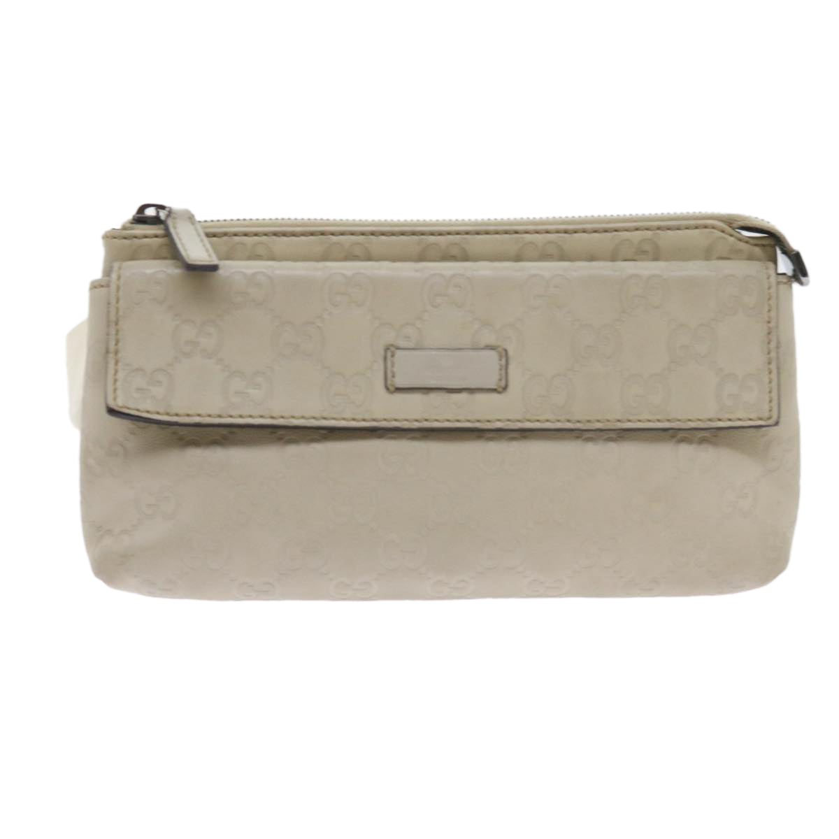 GUCCI GG Canvas Guccissima Waist bag White 162916 yk9416