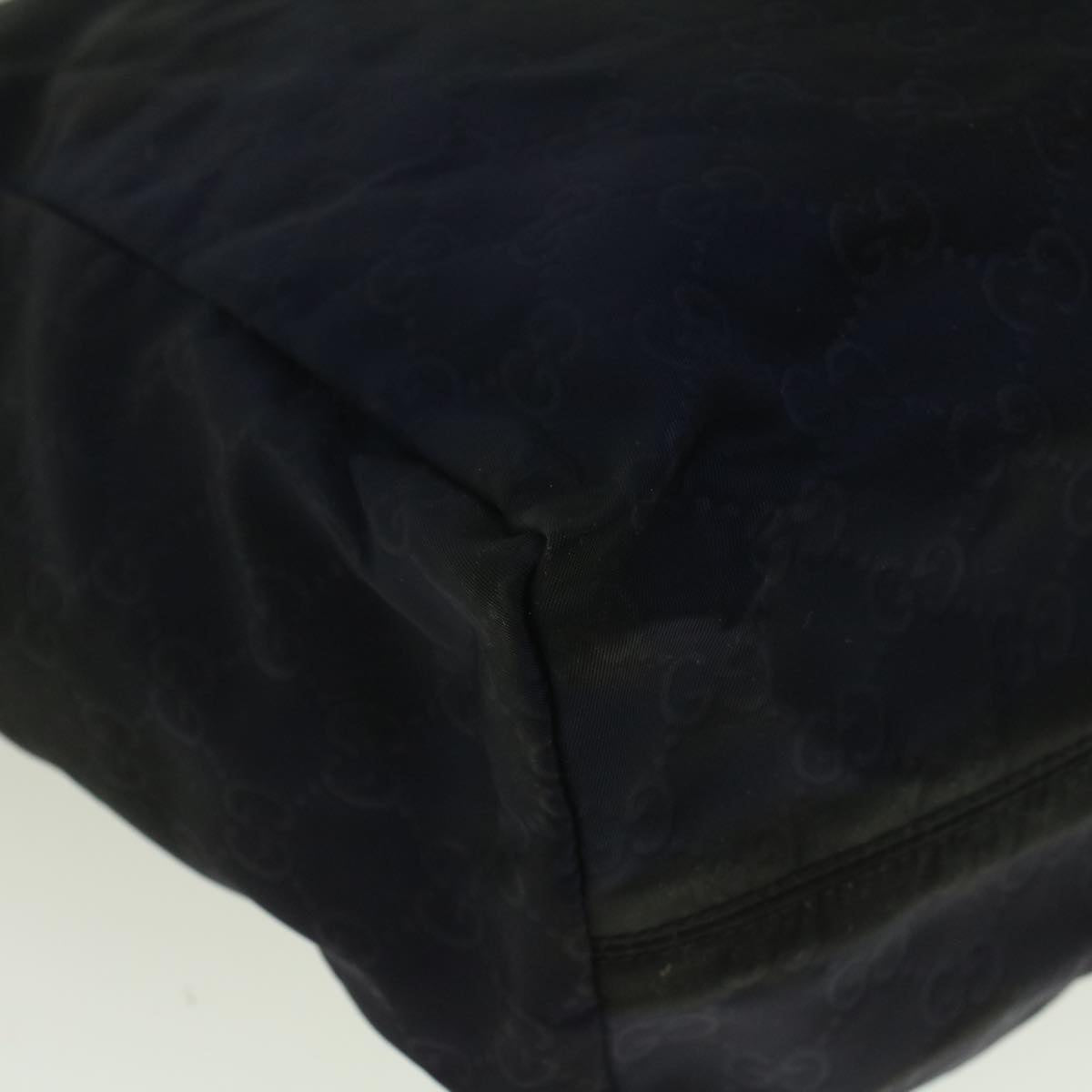 GUCCI GG Canvas Tote Bag Navy 282439 yk9421