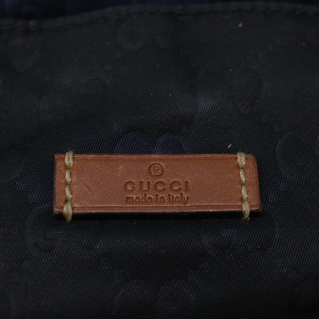 GUCCI GG Canvas Tote Bag Navy 282439 yk9421