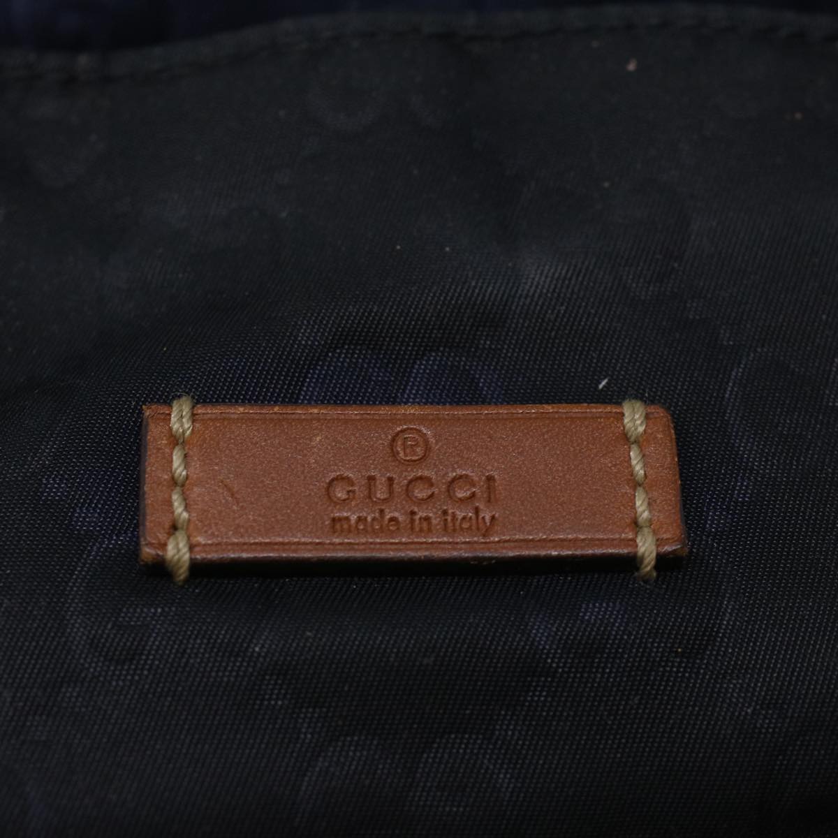 GUCCI GG Canvas Tote Bag Navy 282439 yk9421
