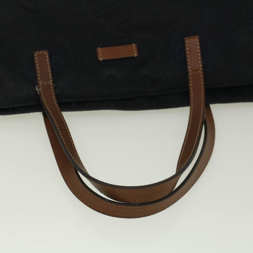 GUCCI GG Canvas Tote Bag Navy 282439 yk9421