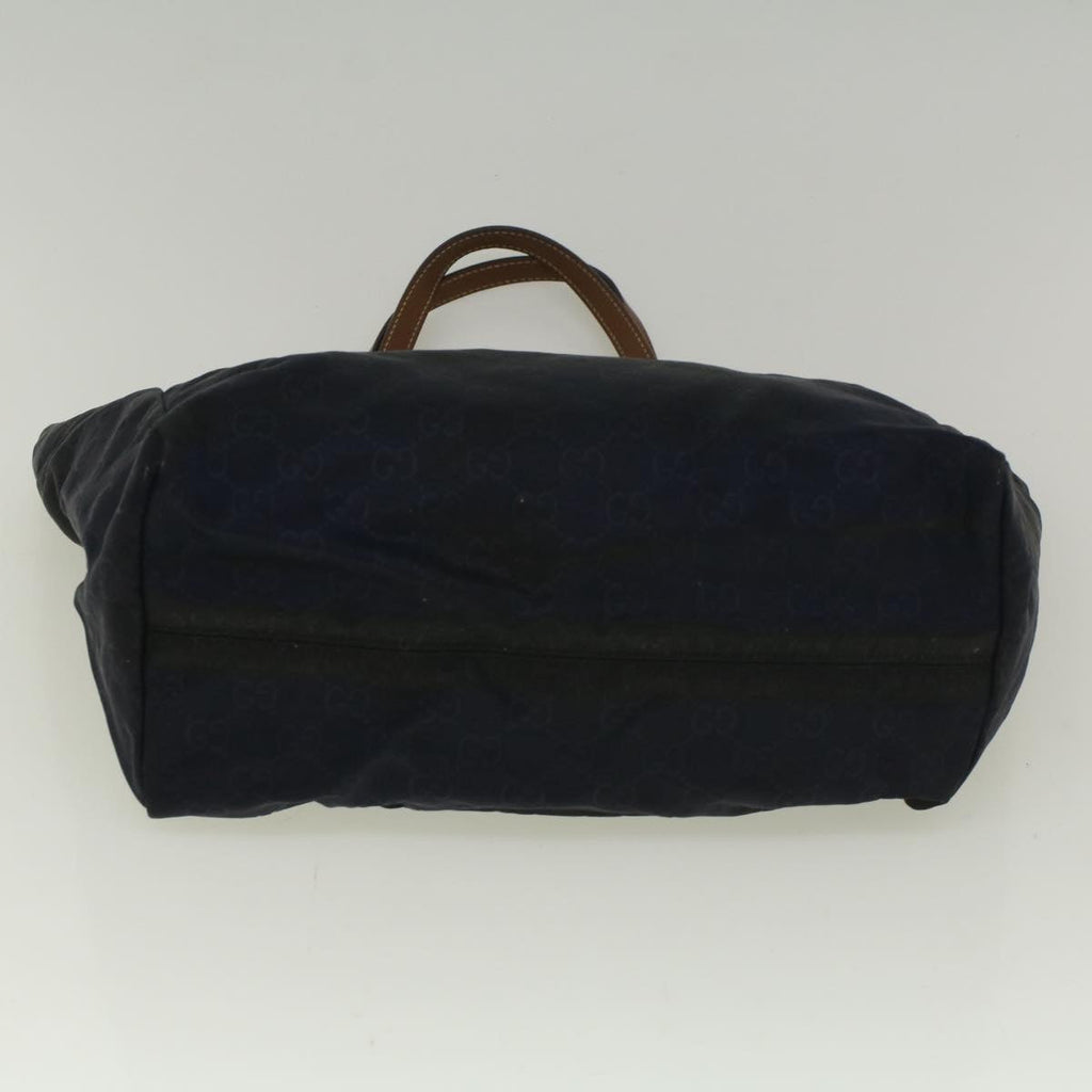 GUCCI GG Canvas Tote Bag Navy 282439 yk9421