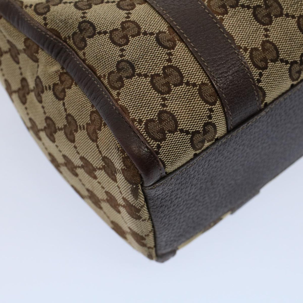 GUCCI GG Canvas Shoulder Bag Beige 130942 yk9428