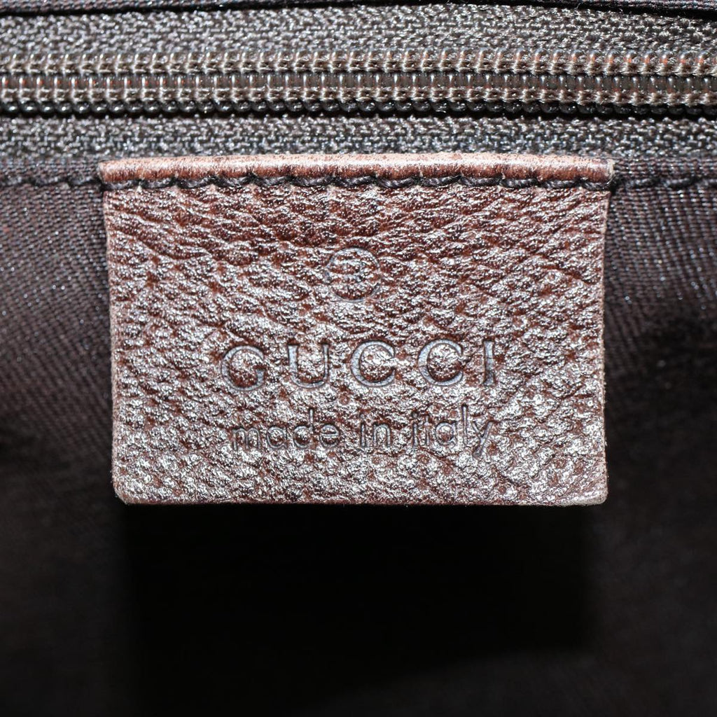 GUCCI GG Canvas Shoulder Bag Beige 130942 yk9428