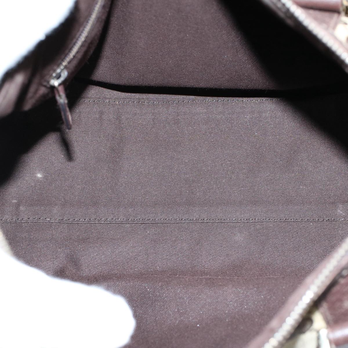 GUCCI GG Canvas Shoulder Bag Beige 130942 yk9428