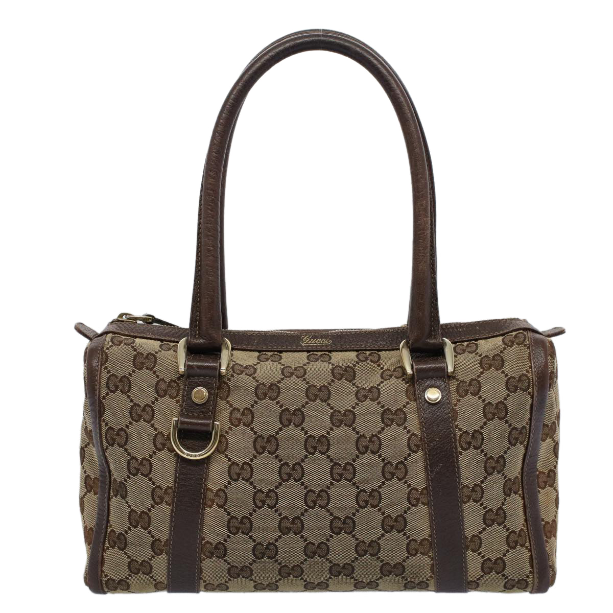 GUCCI GG Canvas Shoulder Bag Beige 130942 yk9428
