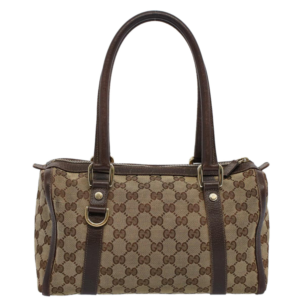 GUCCI GG Canvas Shoulder Bag Beige 130942 yk9428