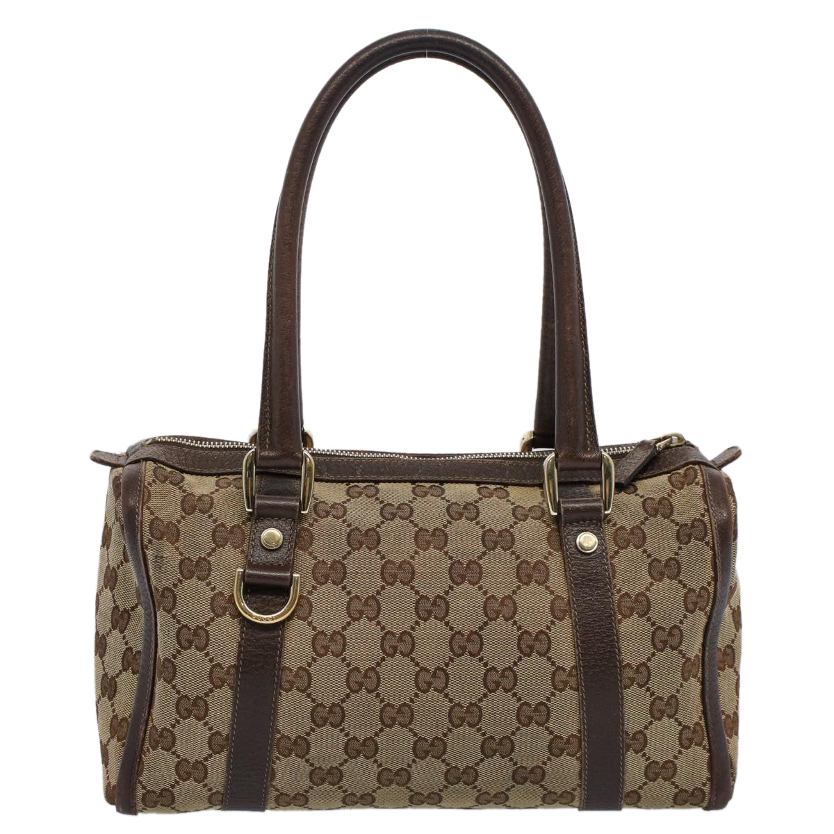 GUCCI GG Canvas Shoulder Bag Beige 130942 yk9428