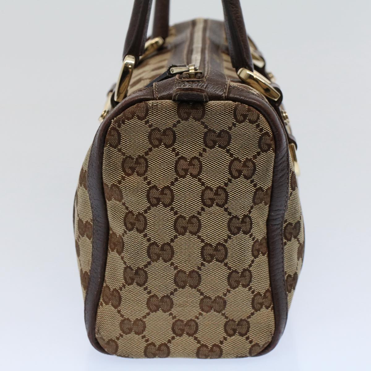 GUCCI GG Canvas Shoulder Bag Beige 130942 yk9428