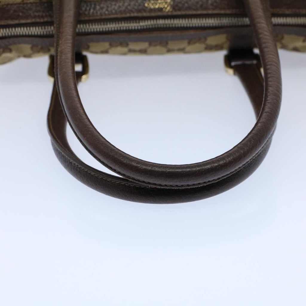 GUCCI GG Canvas Shoulder Bag Beige 130942 yk9428