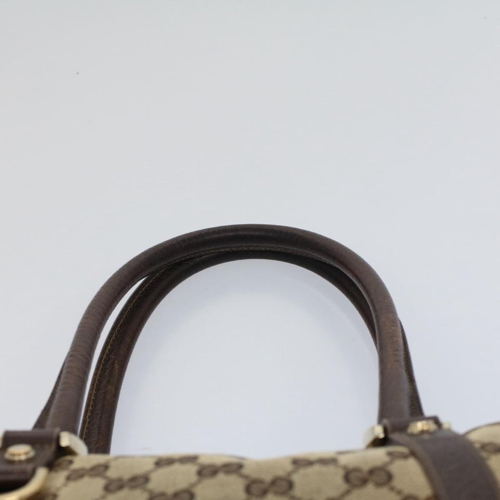 GUCCI GG Canvas Shoulder Bag Beige 130942 yk9428