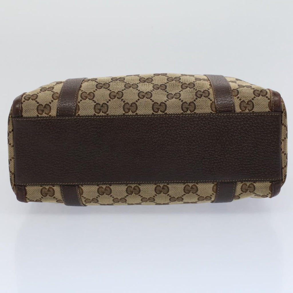 GUCCI GG Canvas Shoulder Bag Beige 130942 yk9428