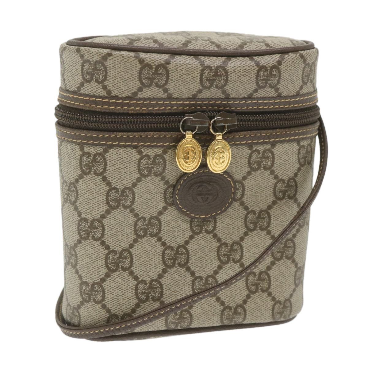 GUCCI GG Supreme Shoulder Bag PVC Leather Beige 007 89 1099 yk9466