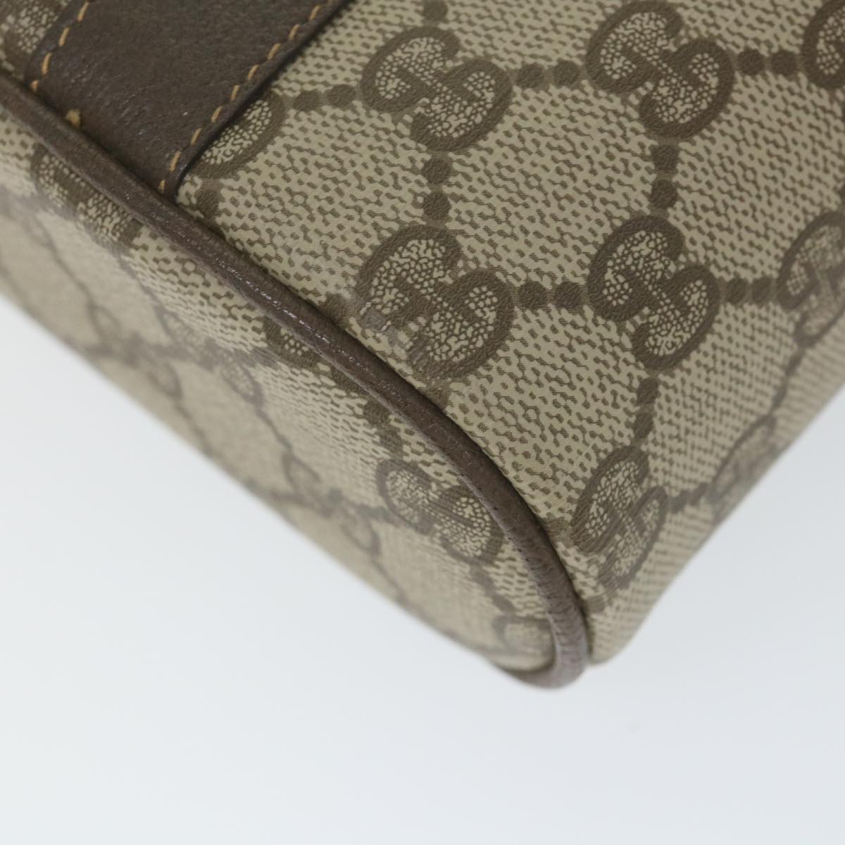 GUCCI GG Supreme Shoulder Bag PVC Leather Beige 007 89 1099 yk9466