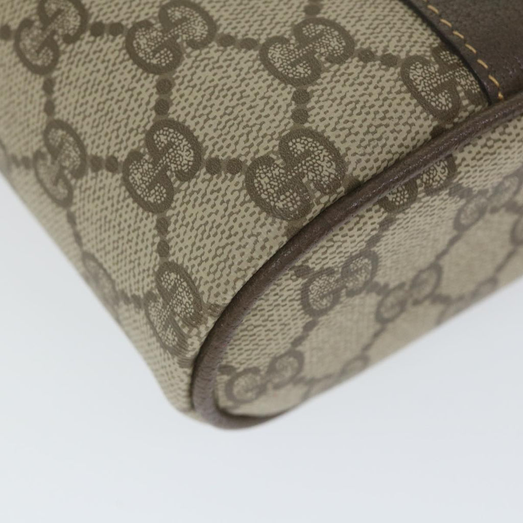 GUCCI GG Supreme Shoulder Bag PVC Leather Beige 007 89 1099 yk9466