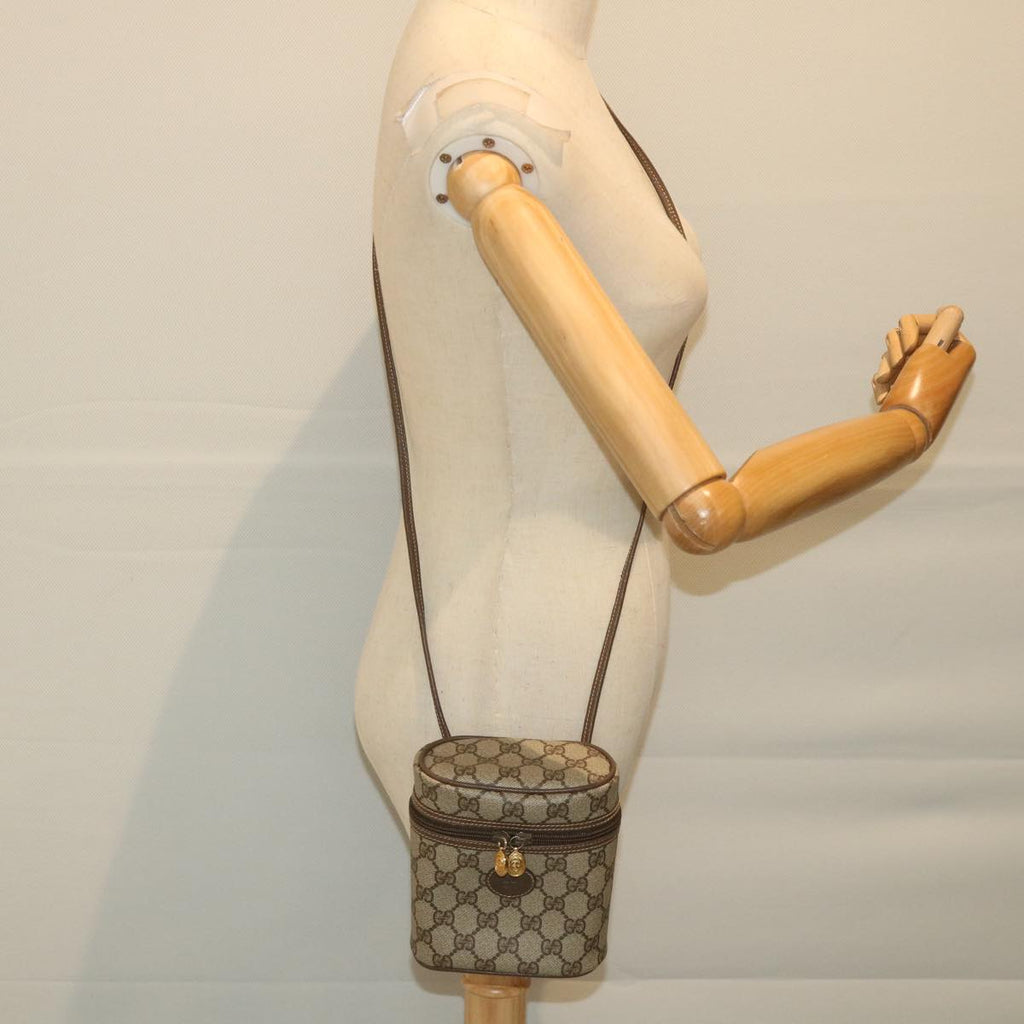 GUCCI GG Supreme Shoulder Bag PVC Leather Beige 007 89 1099 yk9466