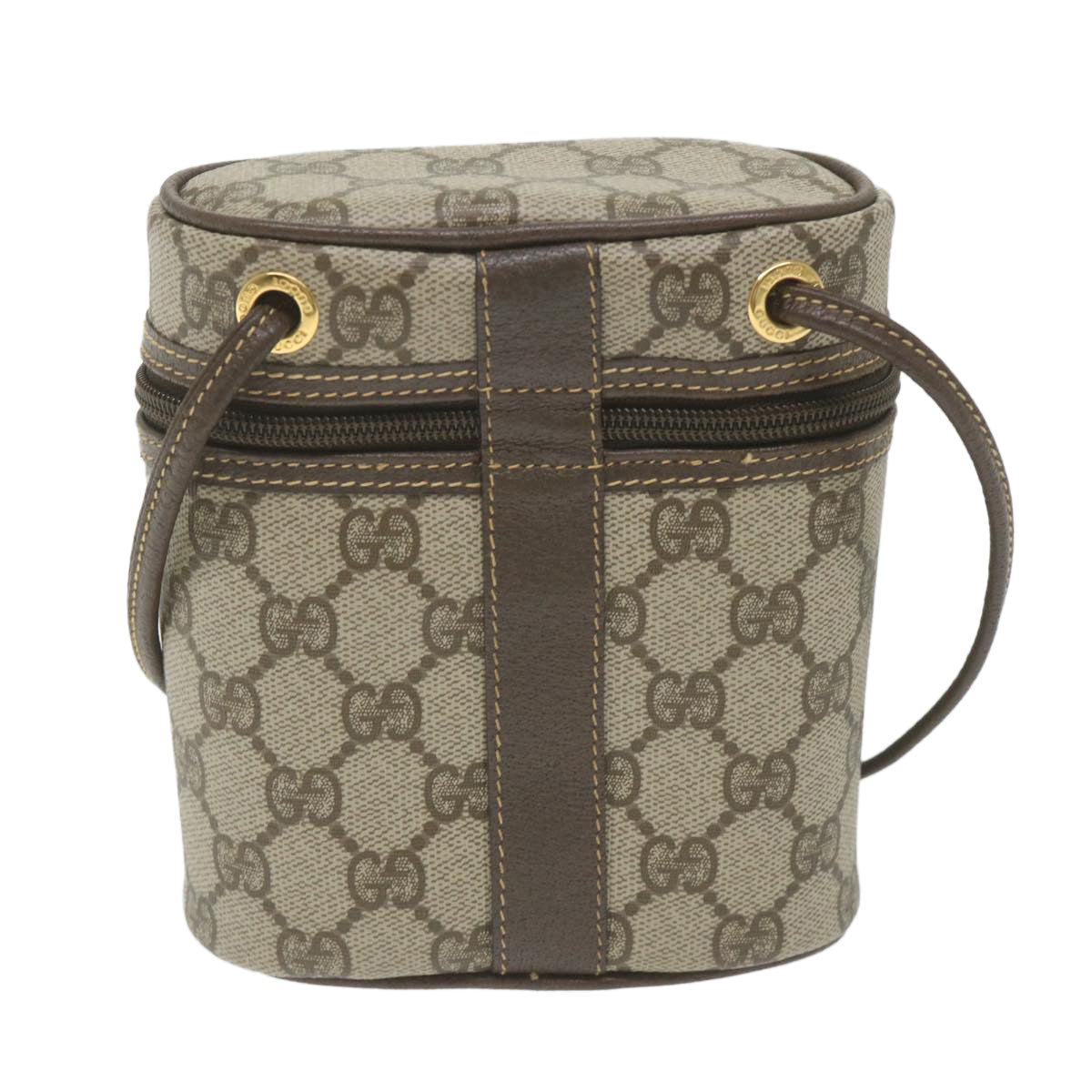 GUCCI GG Supreme Shoulder Bag PVC Leather Beige 007 89 1099 yk9466