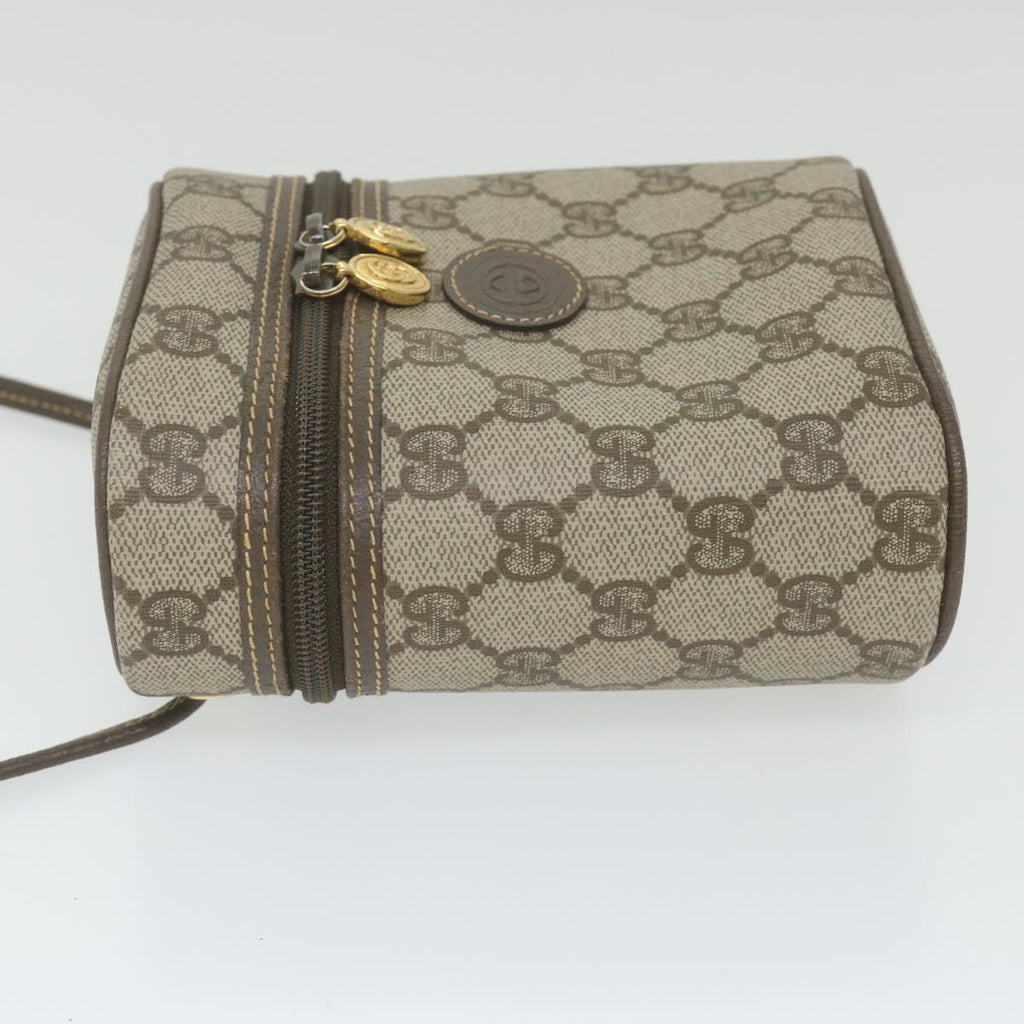 GUCCI GG Supreme Shoulder Bag PVC Leather Beige 007 89 1099 yk9466