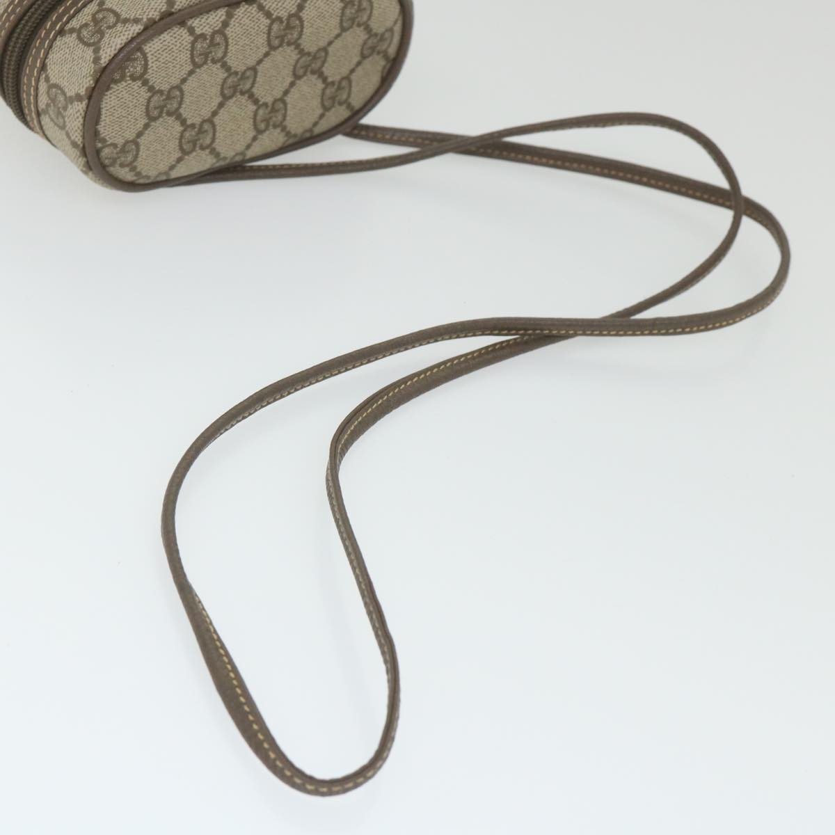 GUCCI GG Supreme Shoulder Bag PVC Leather Beige 007 89 1099 yk9466