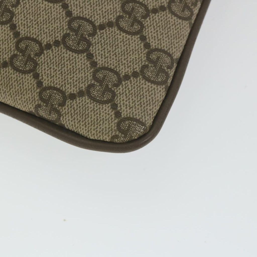 GUCCI GG Supreme Documents Case Clutch Bag Beige 017 098 0025 yk9467