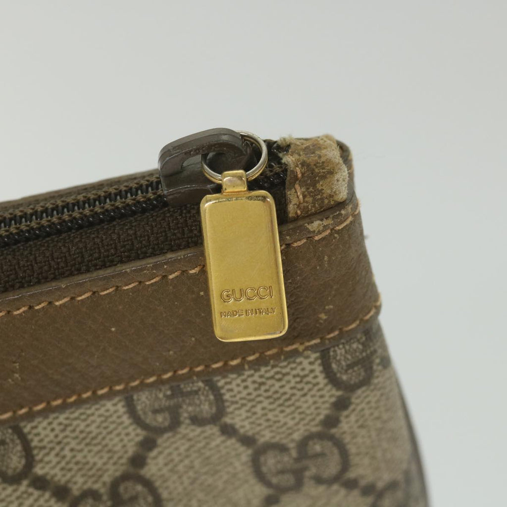 GUCCI GG Supreme Documents Case Clutch Bag Beige 017 098 0025 yk9467
