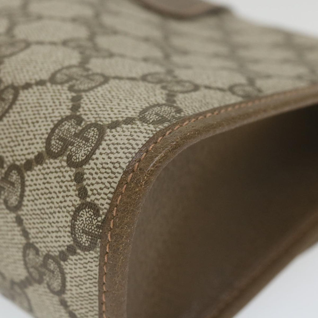 GUCCI GG Supreme Web Sherry Line Clutch Bag Beige Red 89 01 030 yk9482