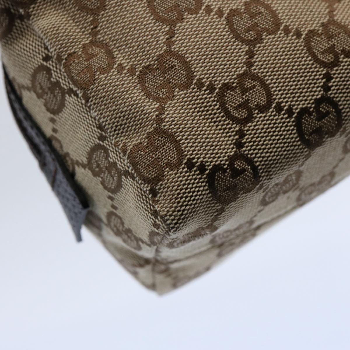 GUCCI GG Canvas Pouch Beige 29595 yk9502