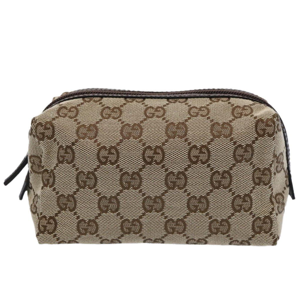 GUCCI GG Canvas Pouch Beige 29595 yk9502