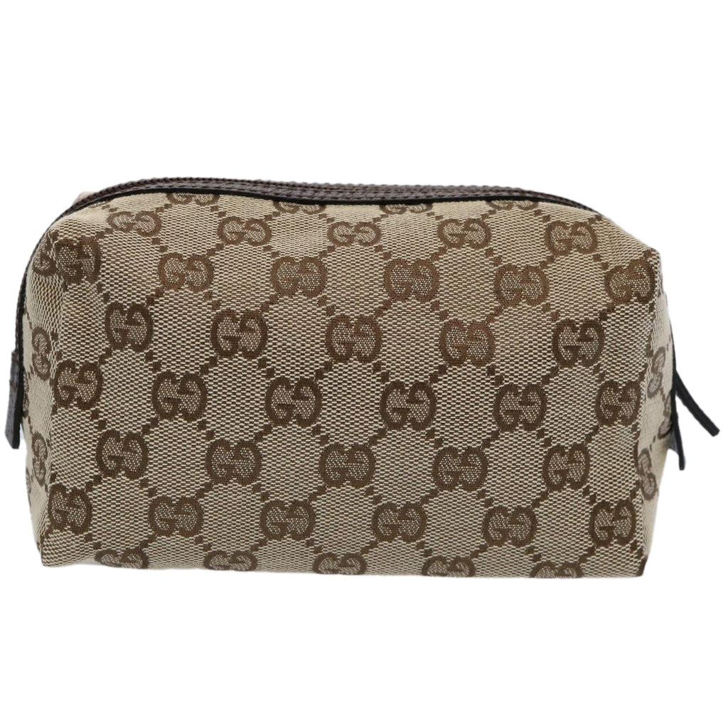 GUCCI GG Canvas Pouch Beige 29595 yk9502