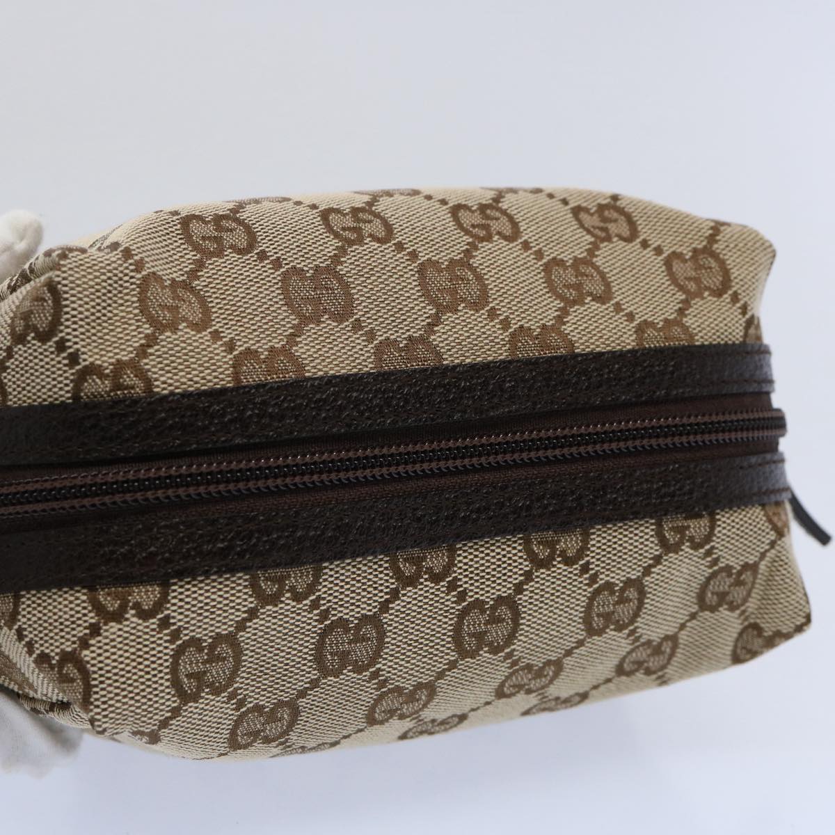 GUCCI GG Canvas Pouch Beige 29595 yk9502