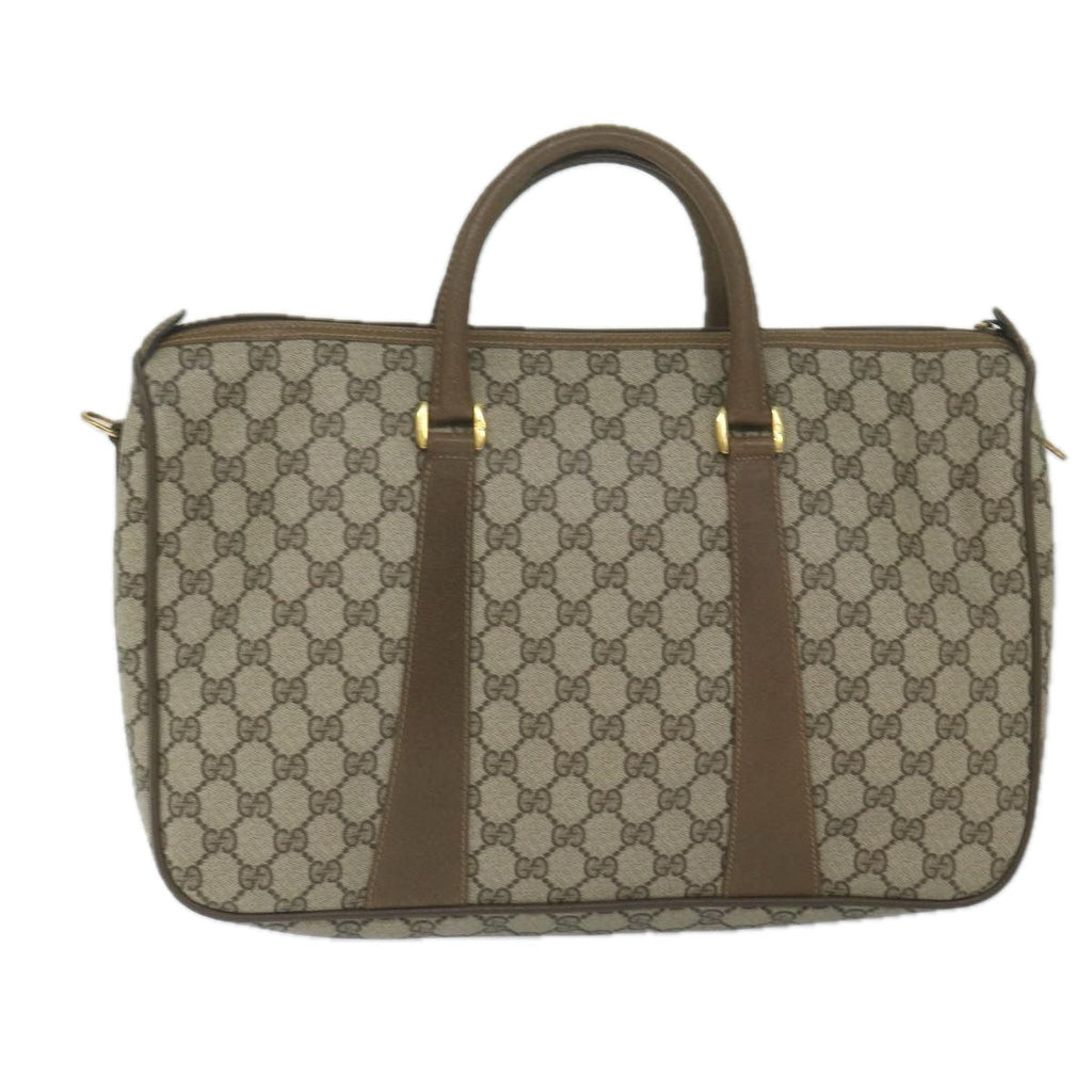 GUCCI GG Supreme Web Sherry Line Boston Bag 2way Beige Red 39 02 041 yk9512