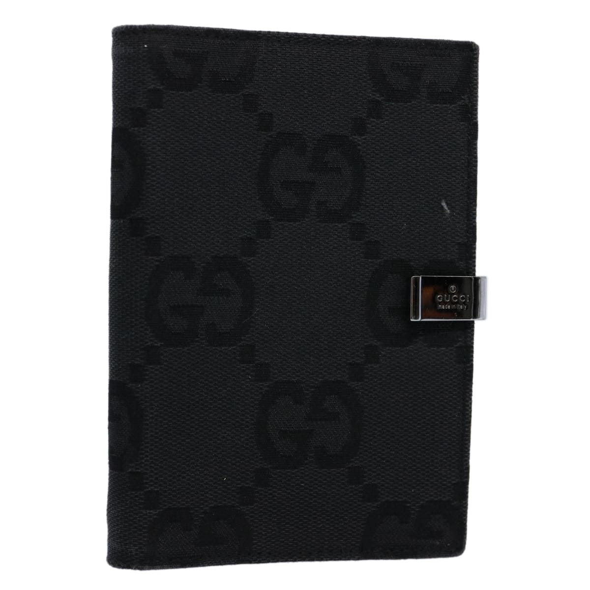 GUCCI GG Canvas Day Planner Cover Black 031 1408 0928 yk9521