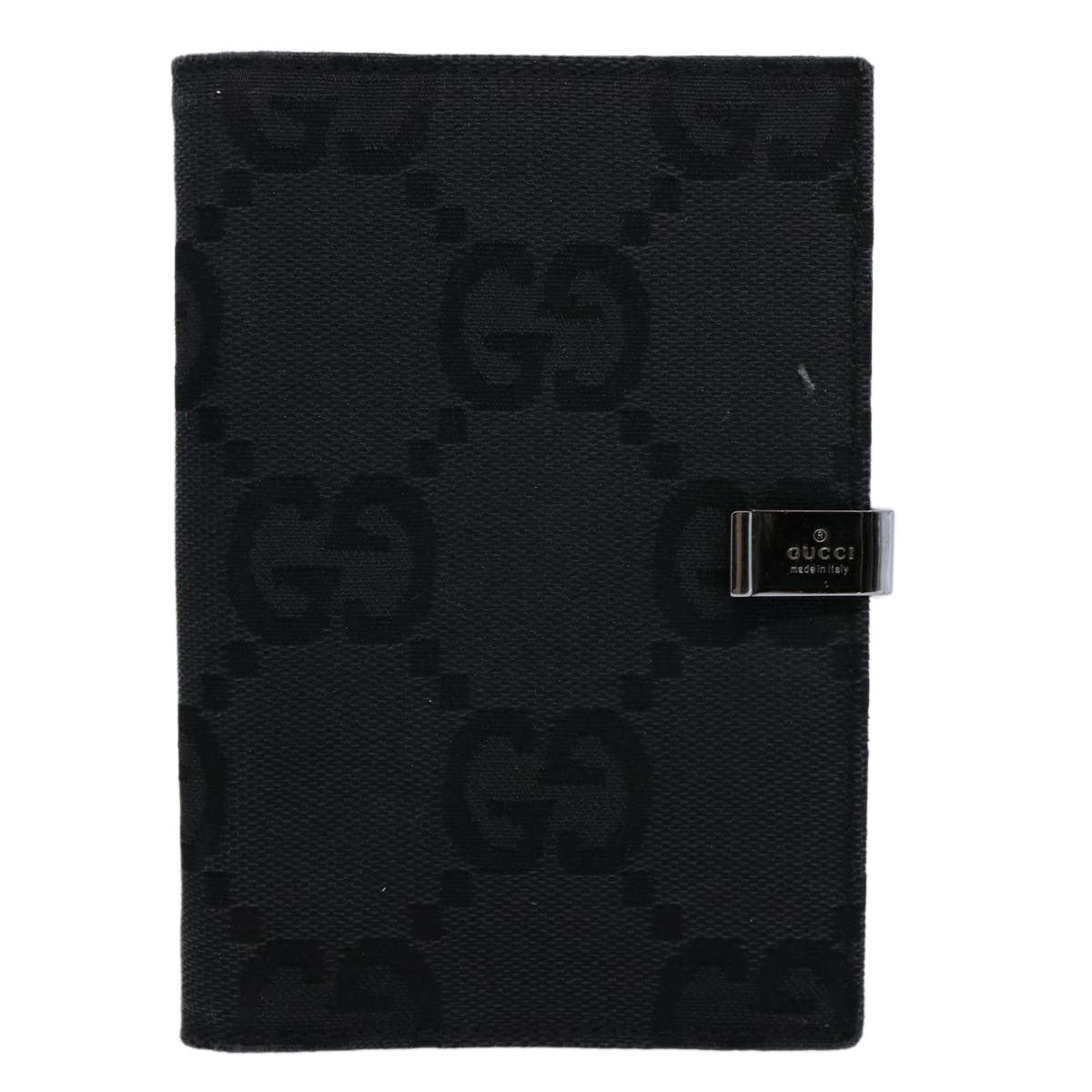 GUCCI GG Canvas Day Planner Cover Black 031 1408 0928 yk9521