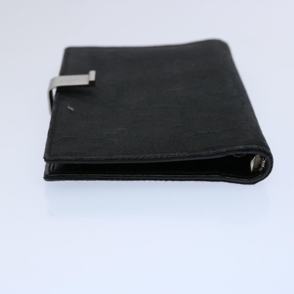 GUCCI GG Canvas Day Planner Cover Black 031 1408 0928 yk9521
