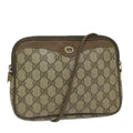 GUCCI GG Supreme Shoulder Bag PVC Leather Beige 56 02 068 yk9527