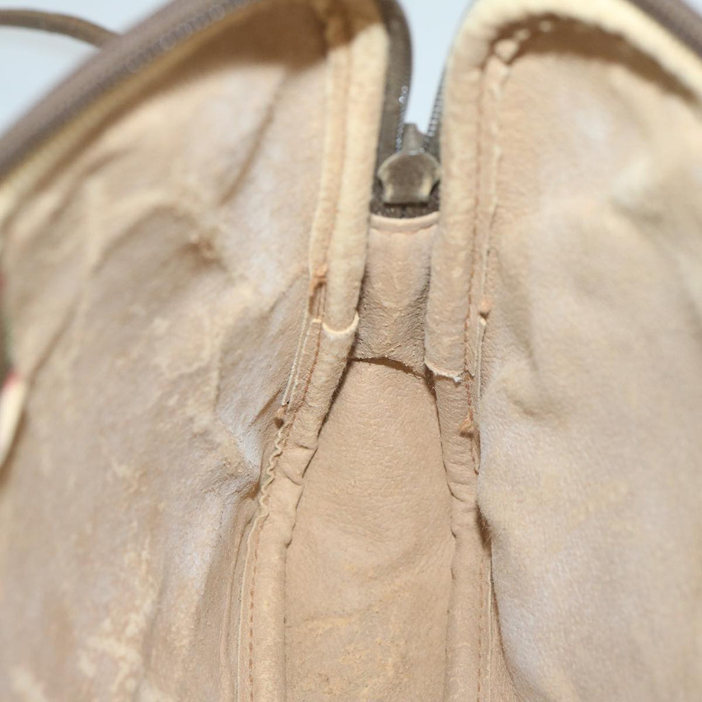 GUCCI GG Supreme Shoulder Bag PVC Leather Beige 56 02 068 yk9527