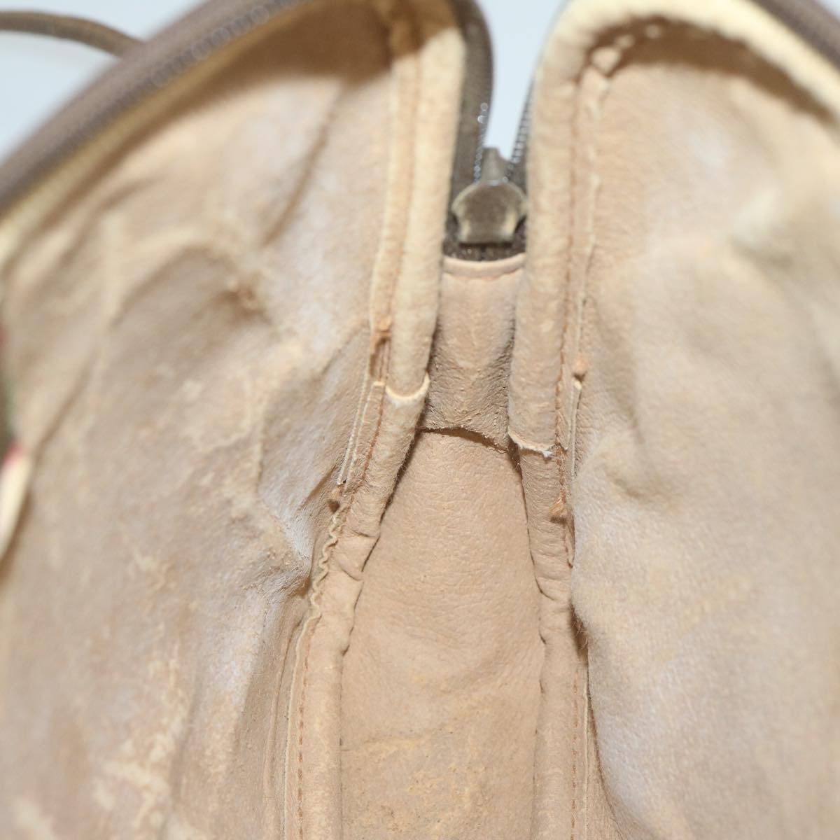GUCCI GG Supreme Shoulder Bag PVC Leather Beige 56 02 068 yk9527