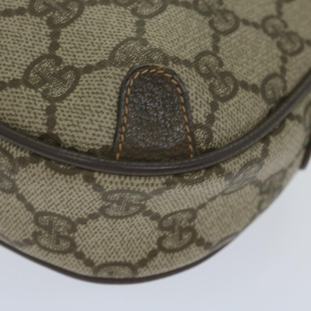 GUCCI GG Supreme Web Sherry Line Shoulder Bag Beige Red 156 02 066 yk9564