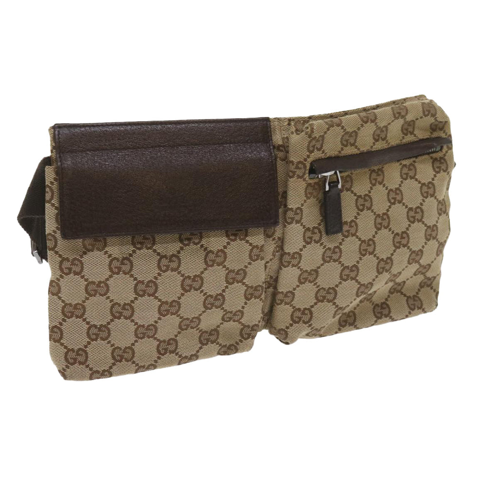 GUCCI GG Canvas Waist bag Beige 28566 yk9570