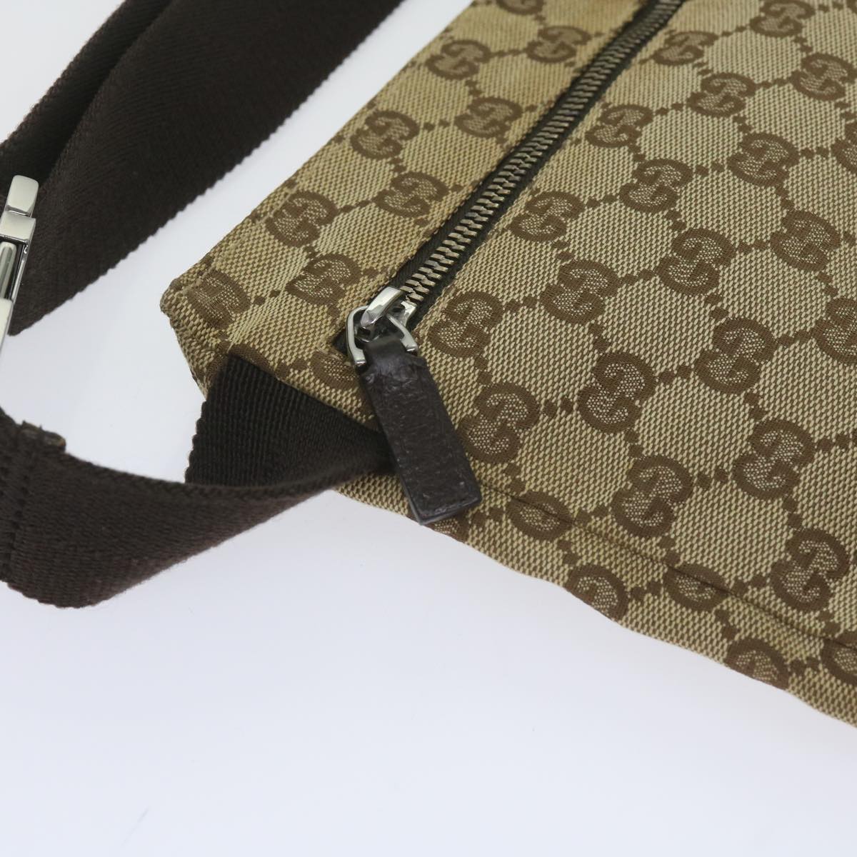 GUCCI GG Canvas Waist bag Beige 28566 yk9570