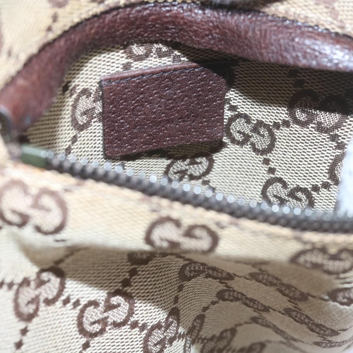 GUCCI GG Canvas Waist bag Beige 28566 yk9570