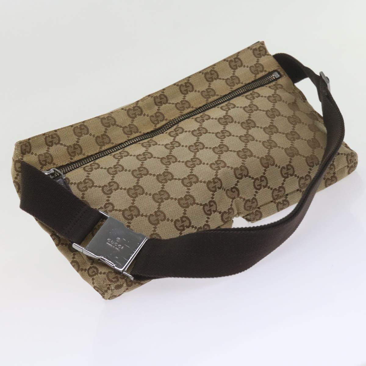 GUCCI GG Canvas Waist bag Beige 28566 yk9570